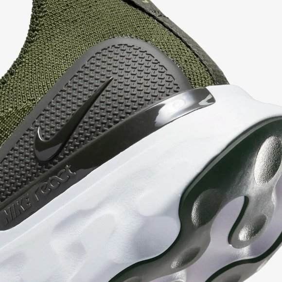 Nike React Phantom Run FLYKNIT 2 Rough Green Shoe DX2311-300 Mens New - Picture 6 of 8